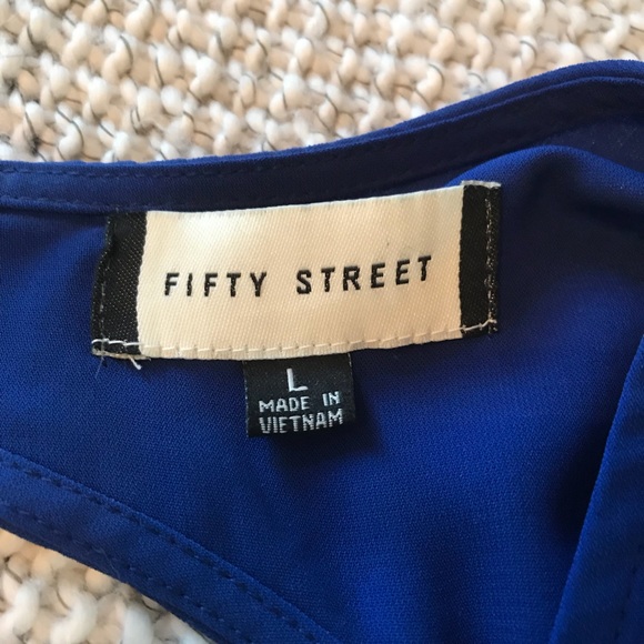 Blue open back sun dress - Picture 3 of 4